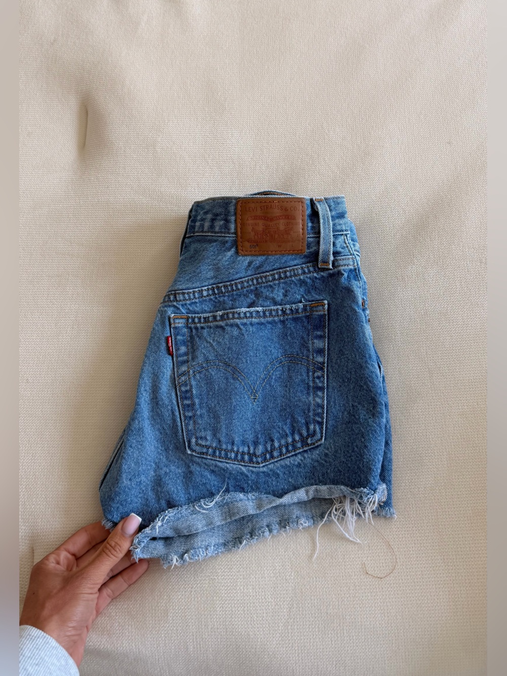 Levi's Blue Denim Jean Shorts - 24